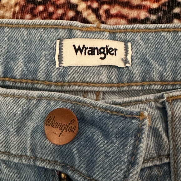 Women’s Wrangler Wanderer High Rise Flare Blue Jeans 29/34 - Picture 2 of 3